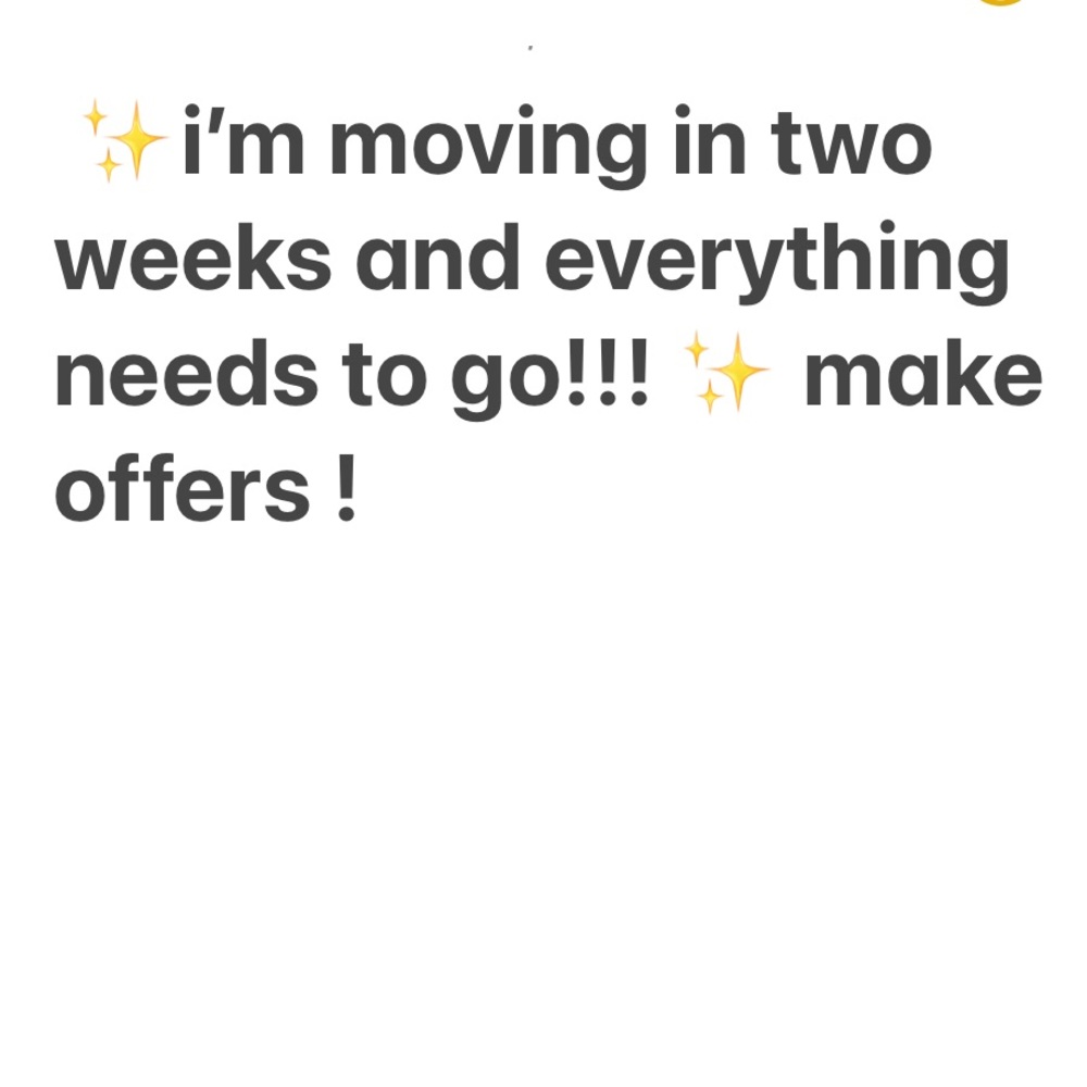 everything needs to go!